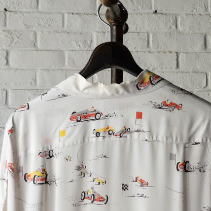 THE SPEEDWAY BY CISCO RAYON LONGSLEEVE SHIRTS 1950'S VINTAGE