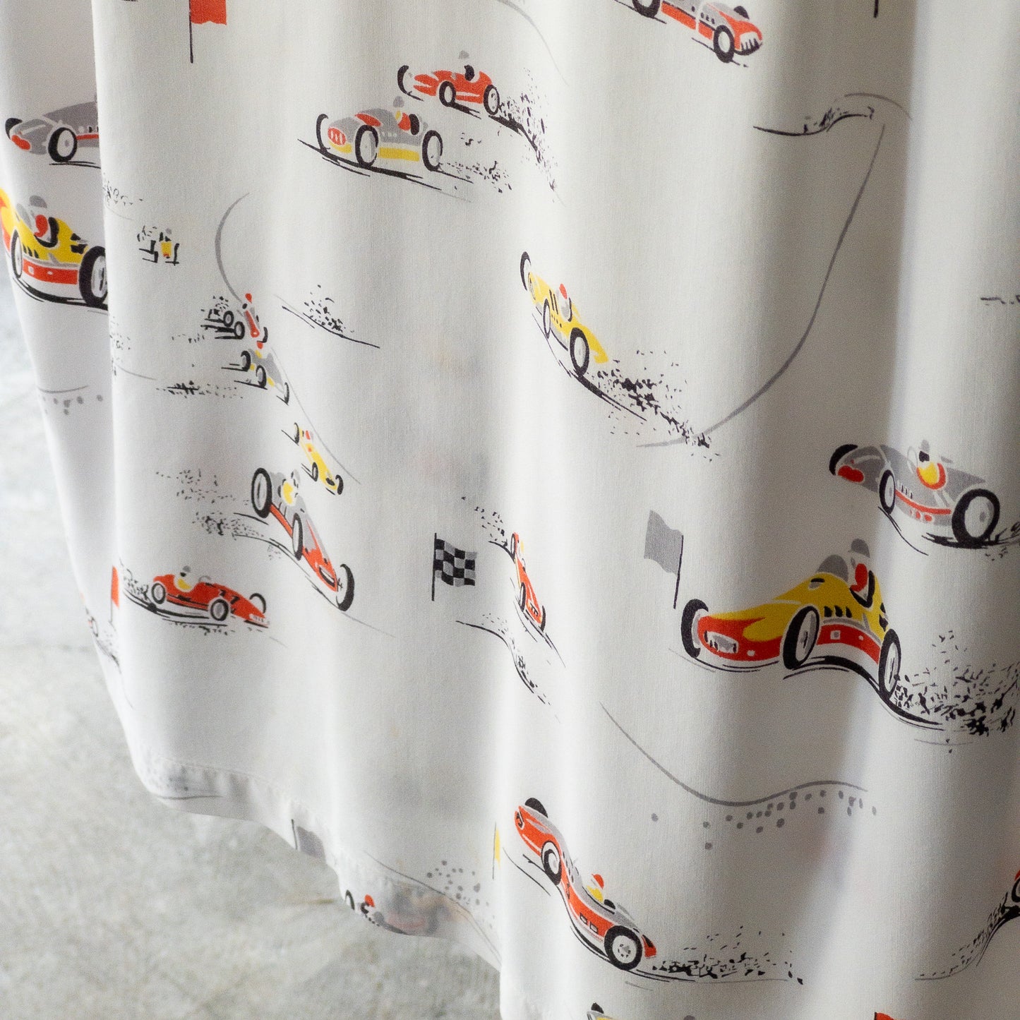 THE SPEEDWAY BY CISCO RAYON LONGSLEEVE SHIRTS 1950'S VINTAGE