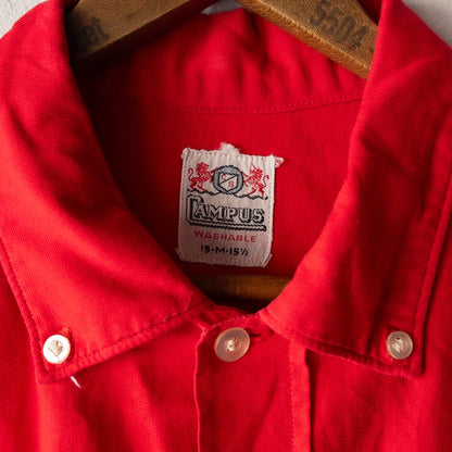 CAMPUS SOLID COLOR B.D. SHIRTS 50'S VINTAGE