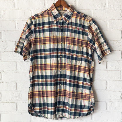 ARROW B.D.PATTERN MADRAS SHIRTS 60'S VINTAGE