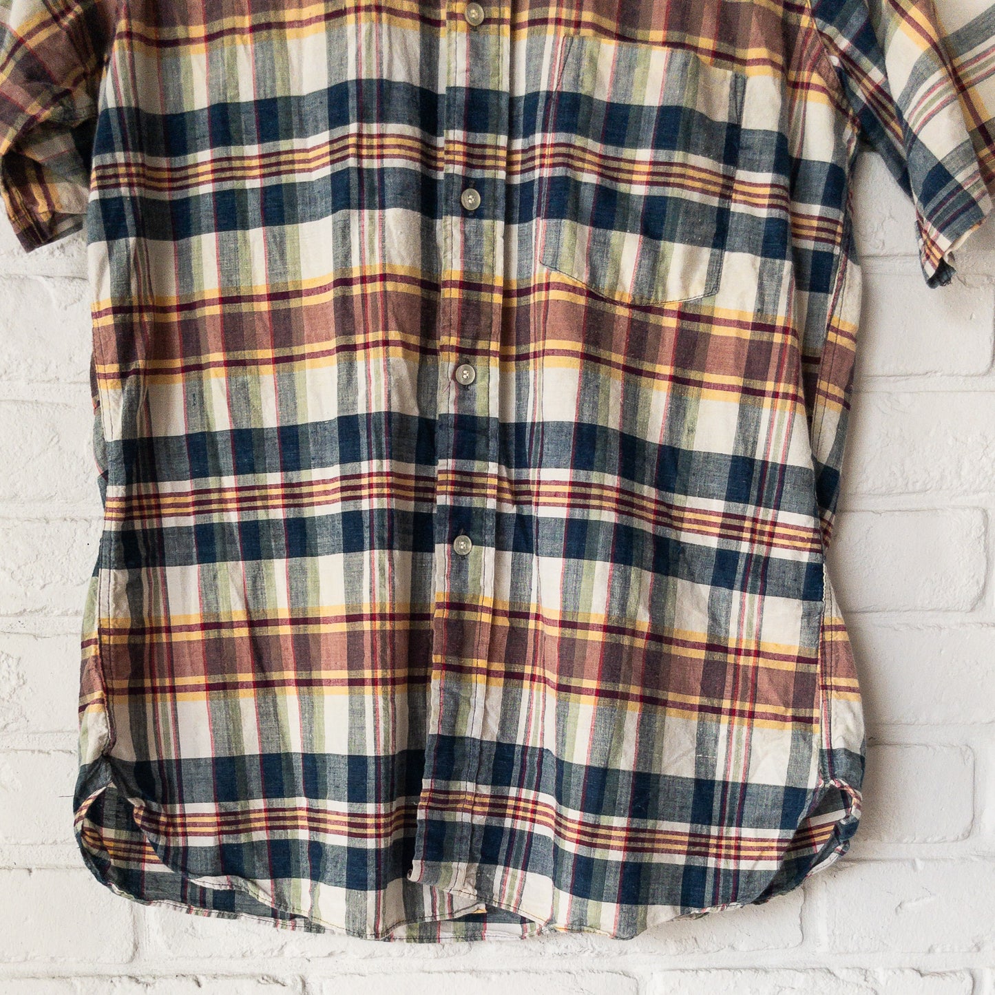 ARROW B.D.PATTERN MADRAS SHIRTS 60'S VINTAGE