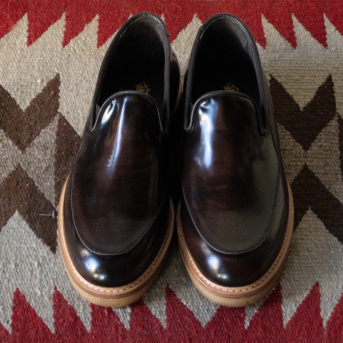 [WANDERER別注] RAGAZZO KING ”DAN” VAMP LOAFER COGNAC