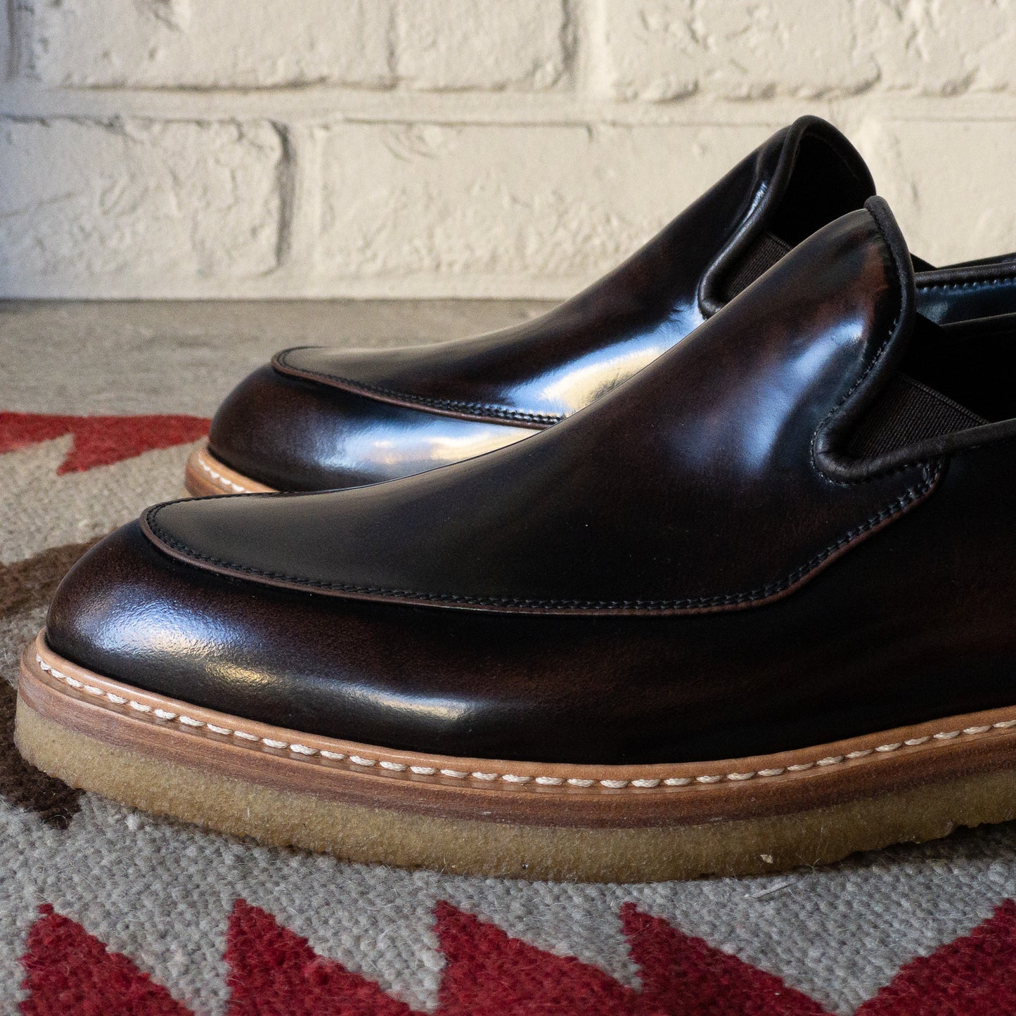 [WANDERER別注] RAGAZZO KING ”DAN” VAMP LOAFER COGNAC