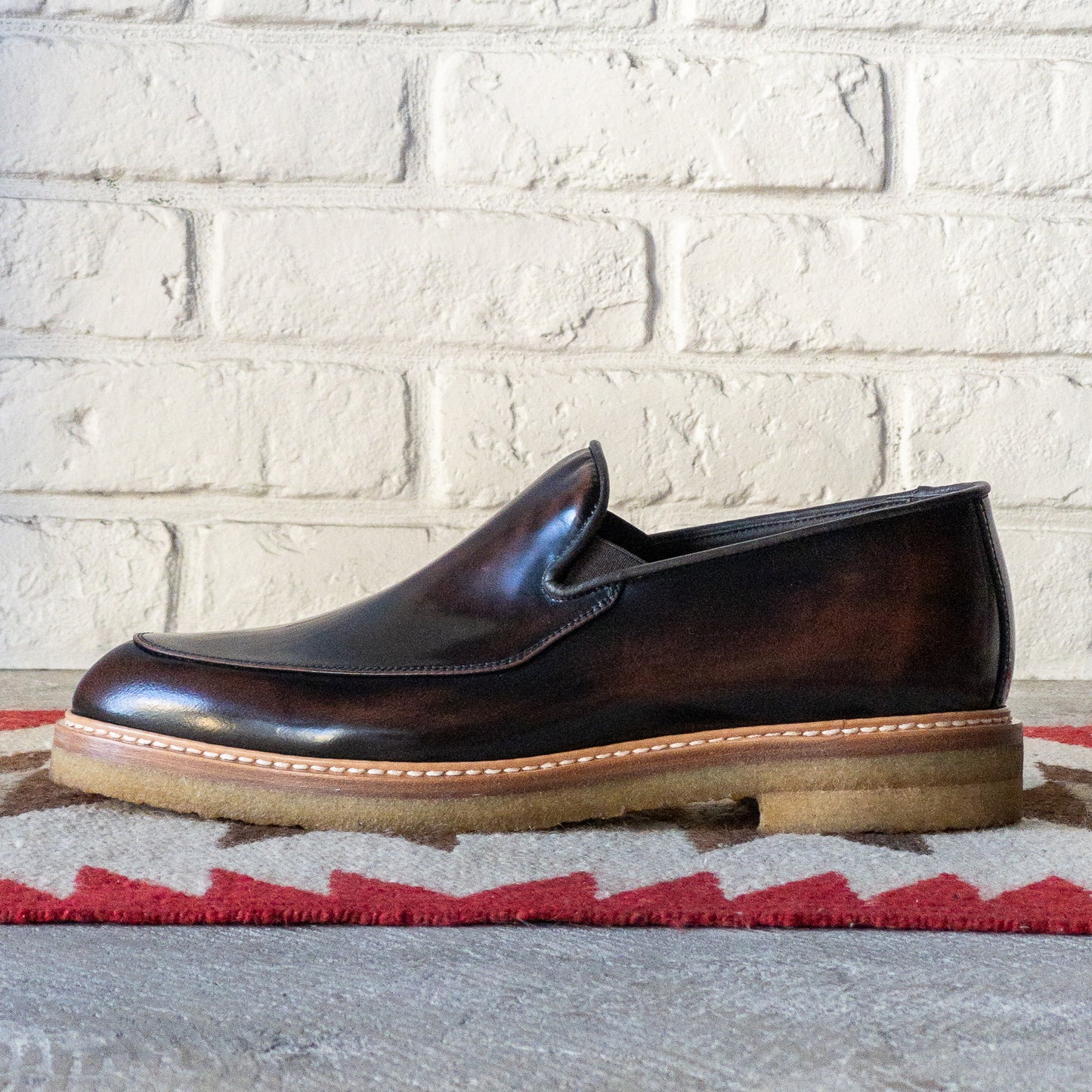 [WANDERER別注] RAGAZZO KING ”DAN” VAMP LOAFER COGNAC