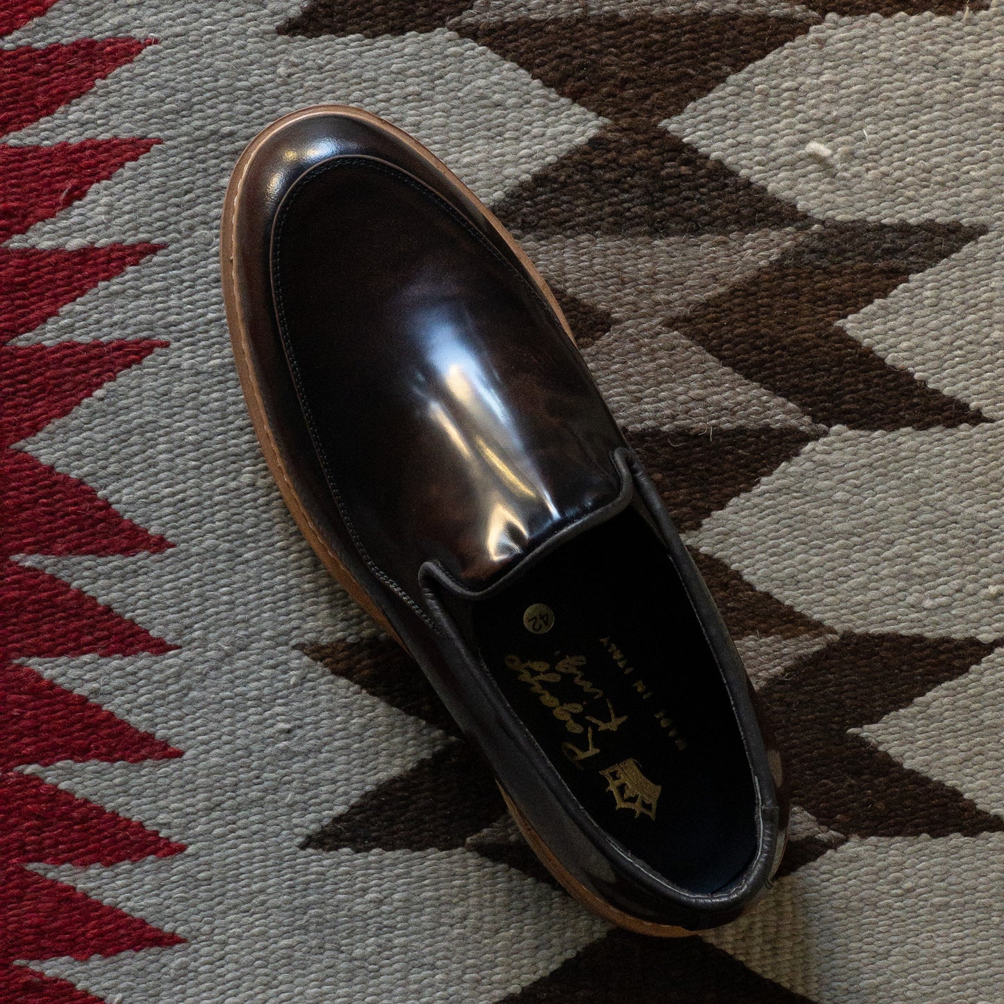 [WANDERER別注] RAGAZZO KING ”DAN” VAMP LOAFER COGNAC