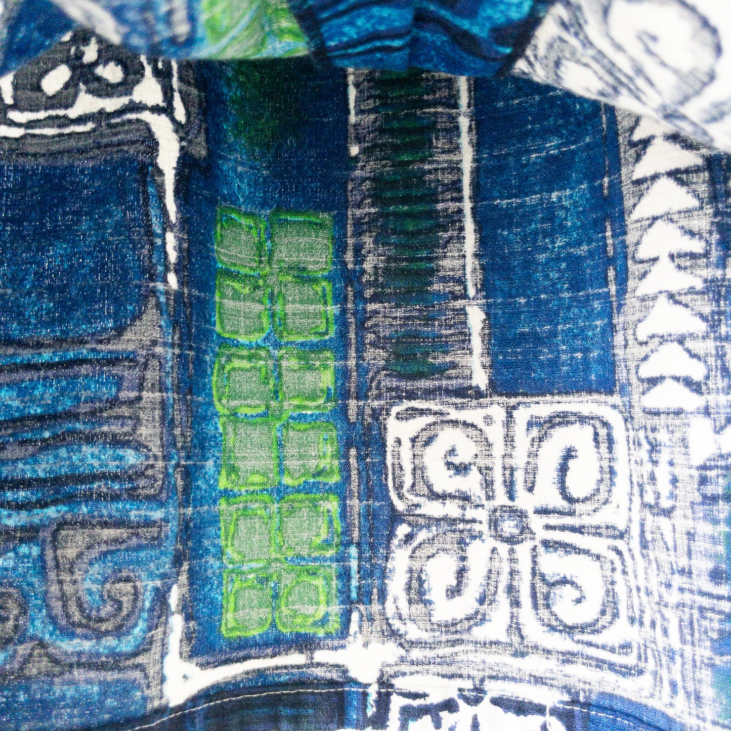 JC PENNEY CALIFORNIA STYLE SHIRTS 70'S BATIK PRINT DEAD STOCK