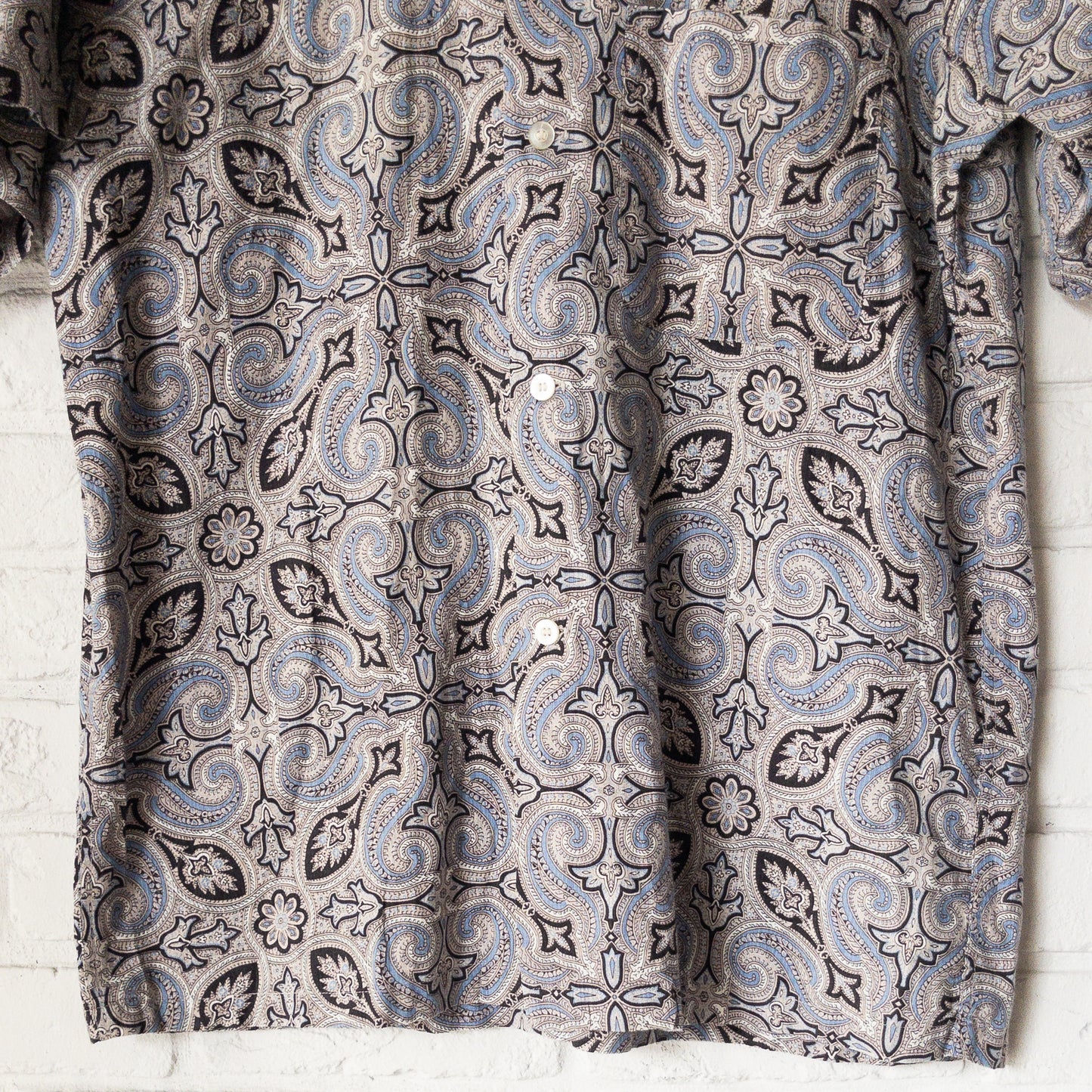ARROW PAISLEY PRINT BOX SHIRTS 60'S VINTAGE