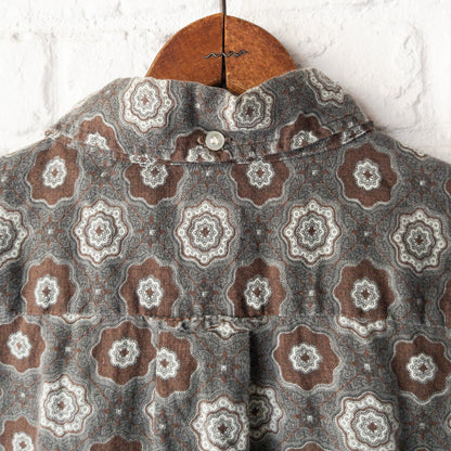BRENT B.D.FINE PATTERN PRINT SHIRTS 60'S VINTAGE