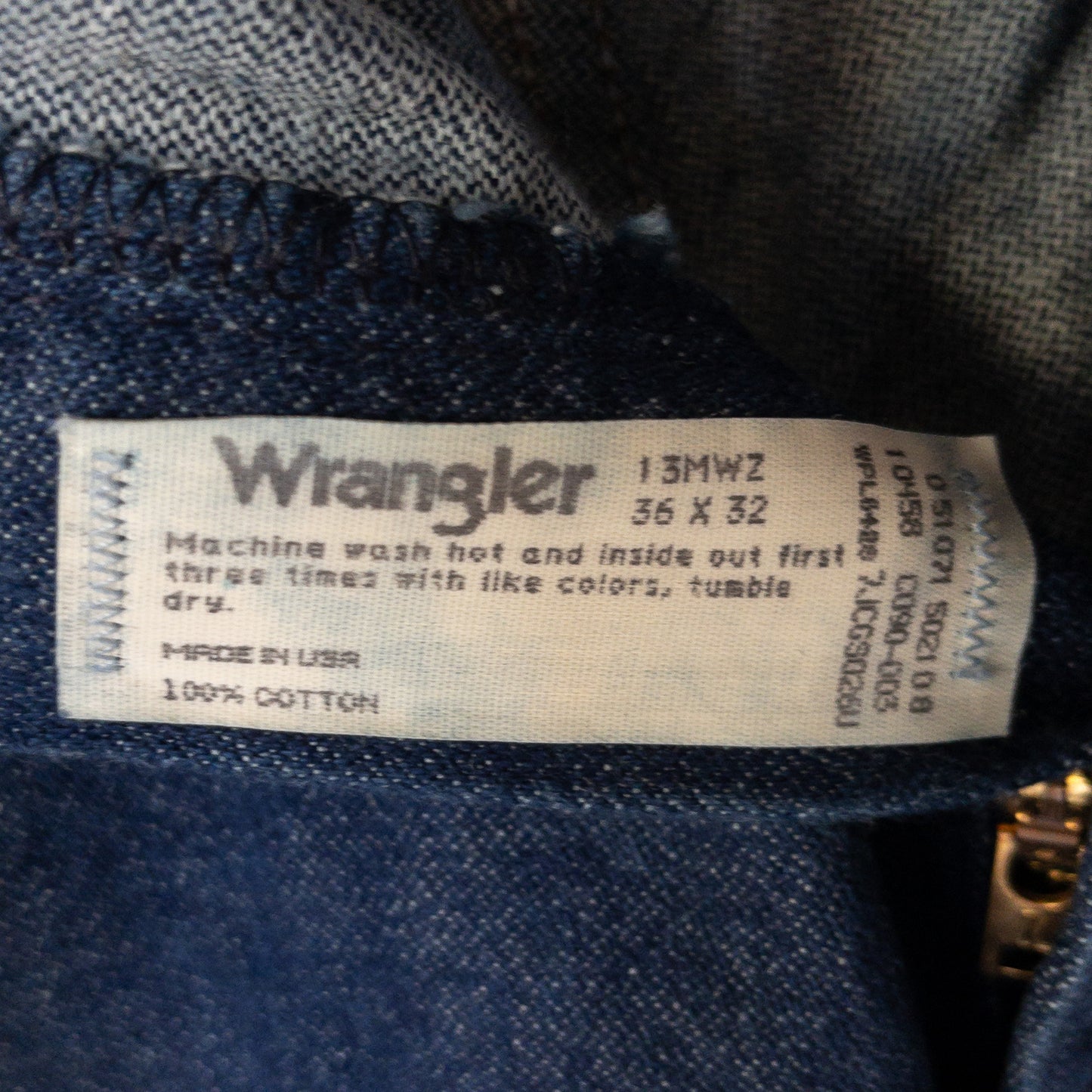 WRANGLER 13MWZ JEANS VINTAGE 1990'S (36-32)