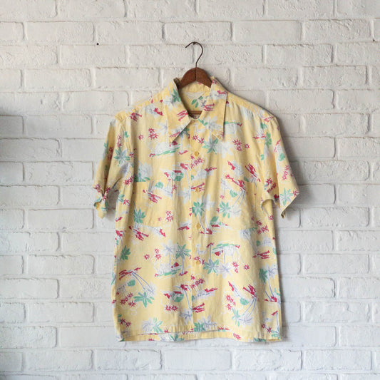 FLORIDIANA SHORT SLEEVE SHIRTS 40'S VINTAGE