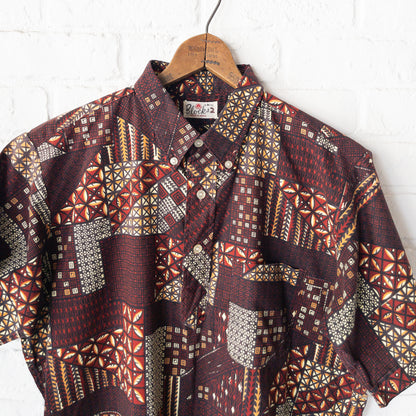 BLOCKS B.D. BATIK/FINE PETTERN PULLOVER SHIRTS 50-60'S VINTAGE