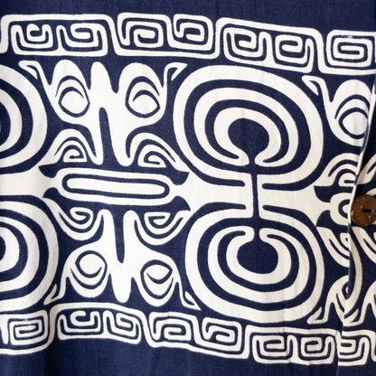 FELIX TAHITI POLINESIAN SAMOADYED INK  PRINT SHIRTS VINTAGE 50'S