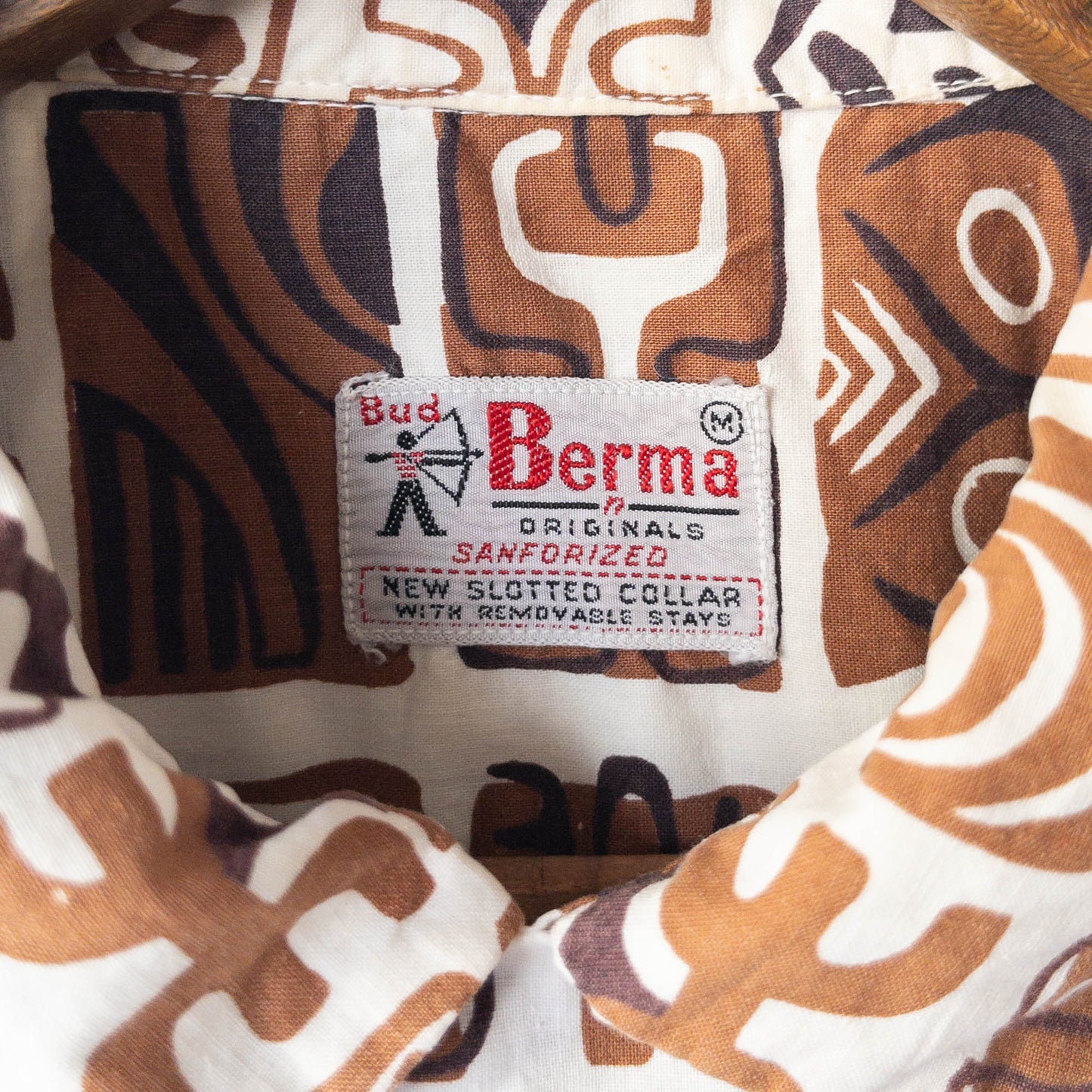 BERMA N ORIGINALS SHORT SLEEVE CHECK SHIRTS 50'S VINTAGE