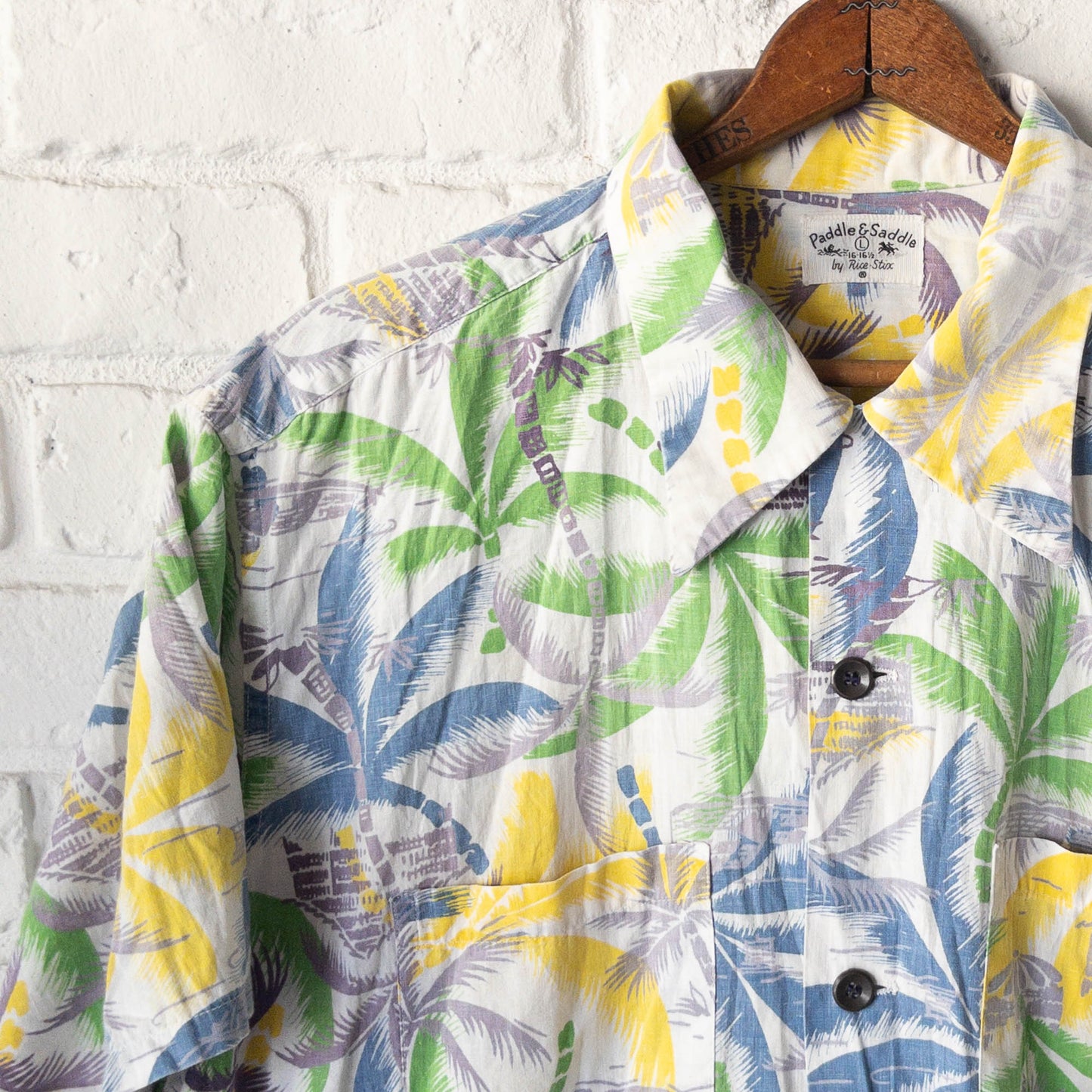 PADDLE&SADDLE SHORT SLEEVE SHIRTS 40'S VINTAGE