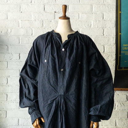 FRENCH SHEPERD'S LINEN SMOCK 1900'S VINTAGE Var.2