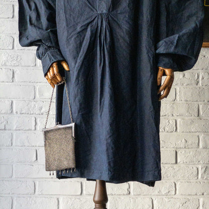 FRENCH SHEPERD'S LINEN SMOCK 1900'S VINTAGE Var.2