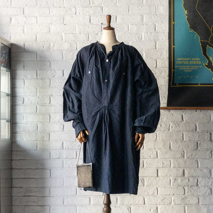 FRENCH SHEPERD'S LINEN SMOCK 1900'S VINTAGE Var.2