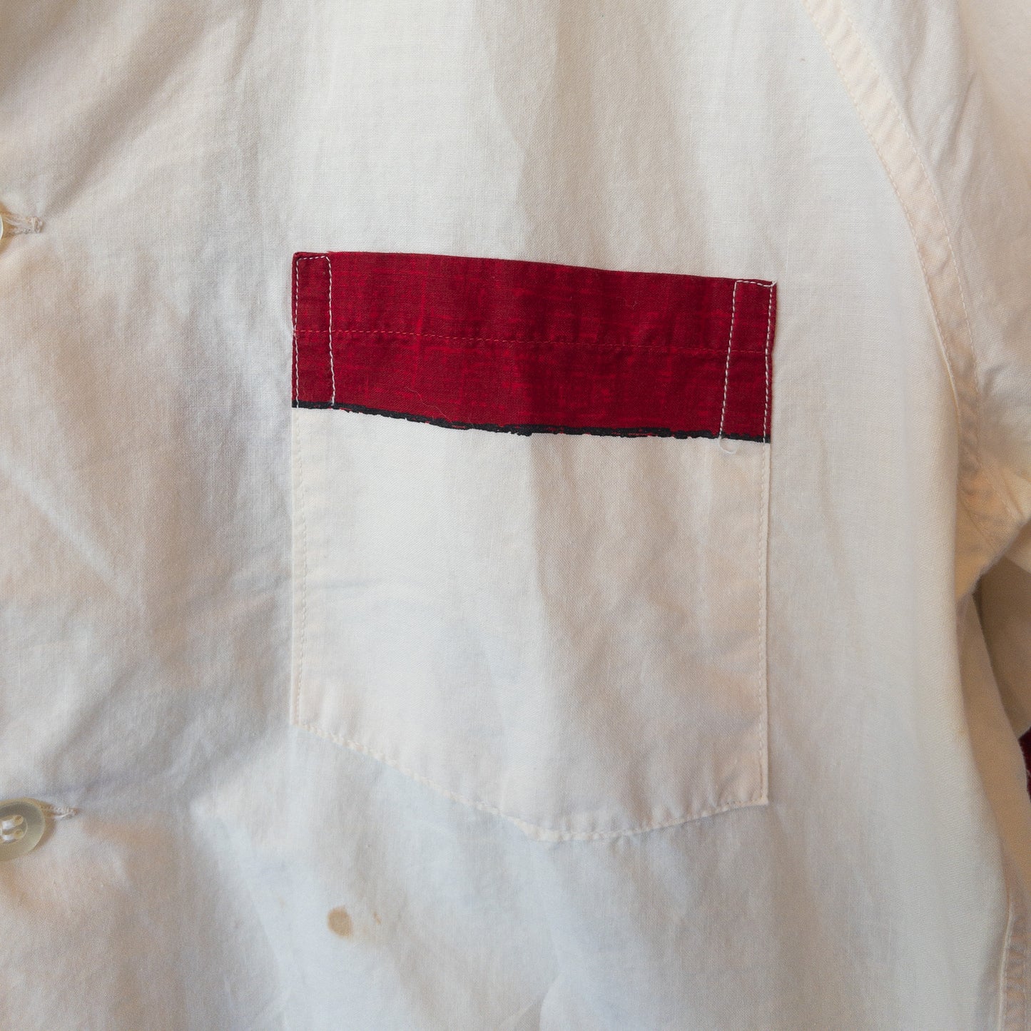 KAUFMANN'S SHIRT-JAC SLEEPWEAR DYED INK PRINT VINTAGE 40'S