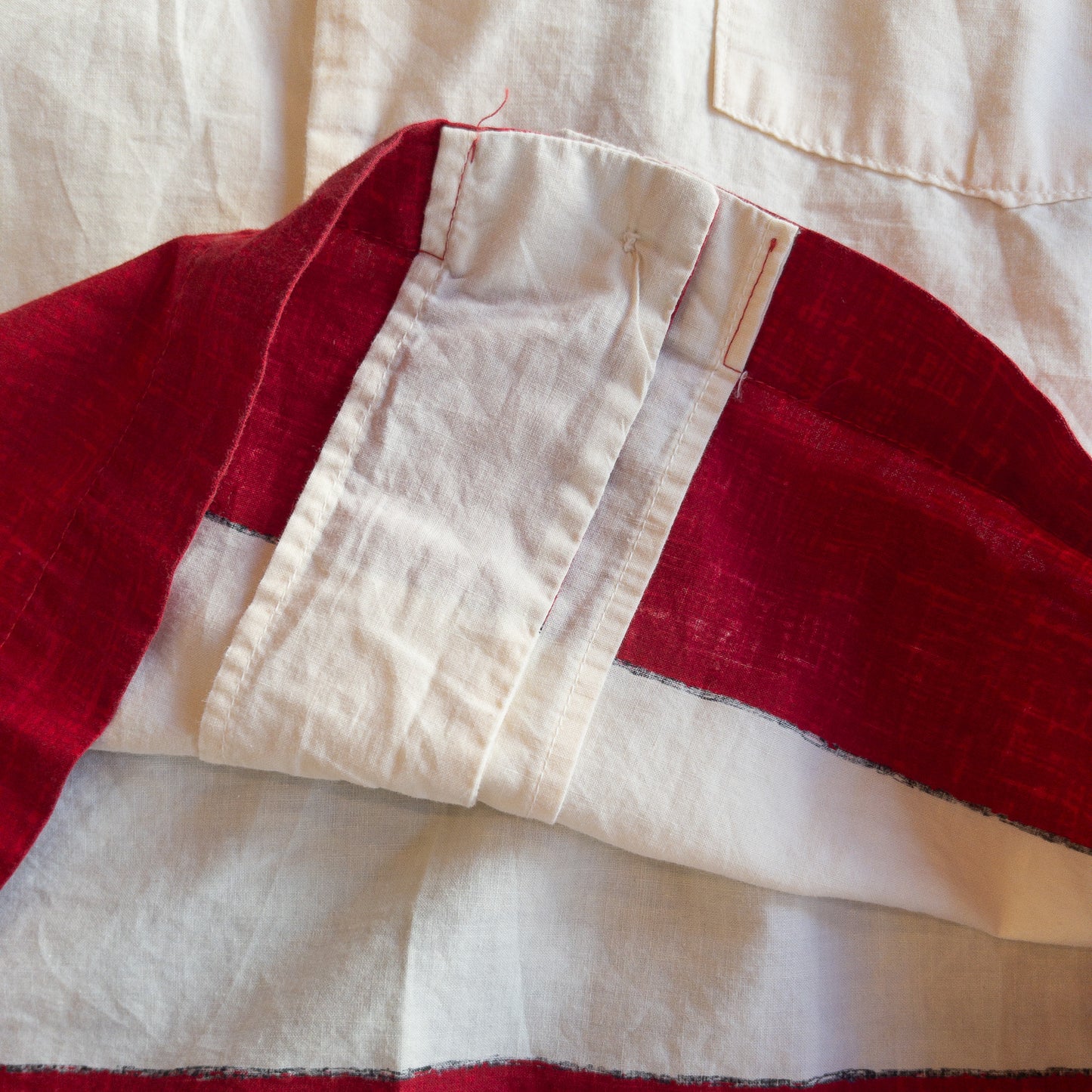 KAUFMANN'S SHIRT-JAC SLEEPWEAR DYED INK PRINT VINTAGE 40'S