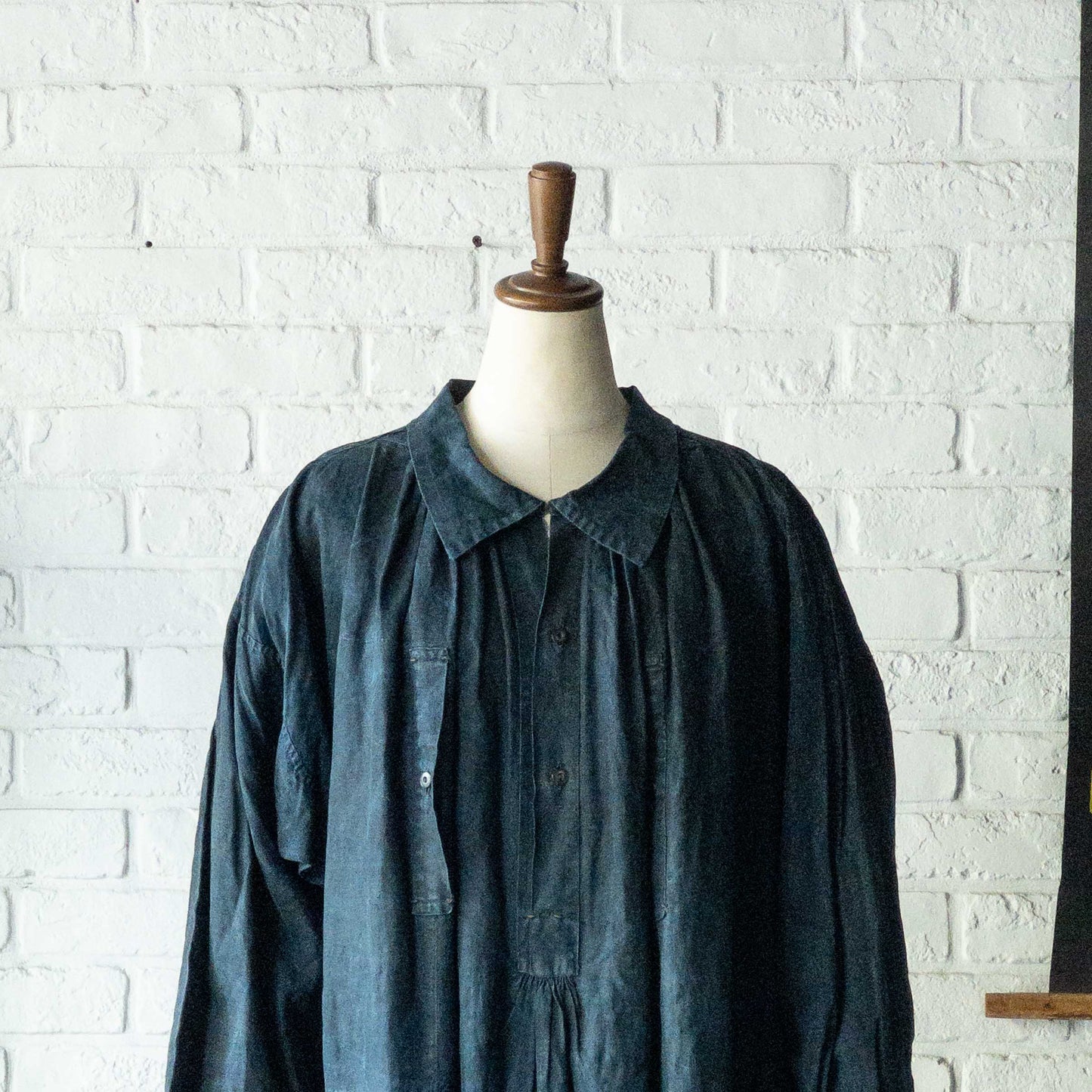FRENCH SHEPERD'S LINEN SMOCK 1900'S VINTAGE Var.1