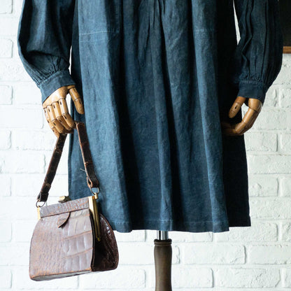 FRENCH SHEPERD'S LINEN SMOCK 1900'S VINTAGE Var.1