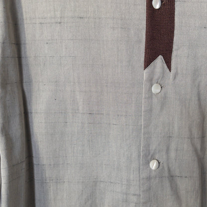 HAP GARMAN COTTON/SILK BOX RESORT SHIRTS VINTAGE 50'S