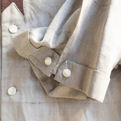 HAP GARMAN COTTON/SILK BOX RESORT SHIRTS VINTAGE 50'S