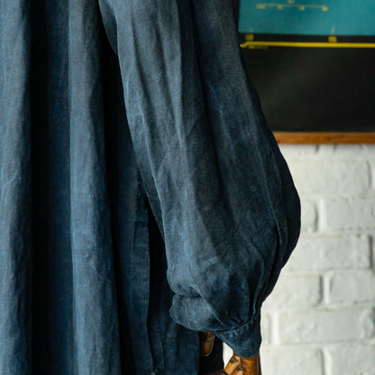 FRENCH SHEPERD'S LINEN SMOCK 1900'S VINTAGE Var.1