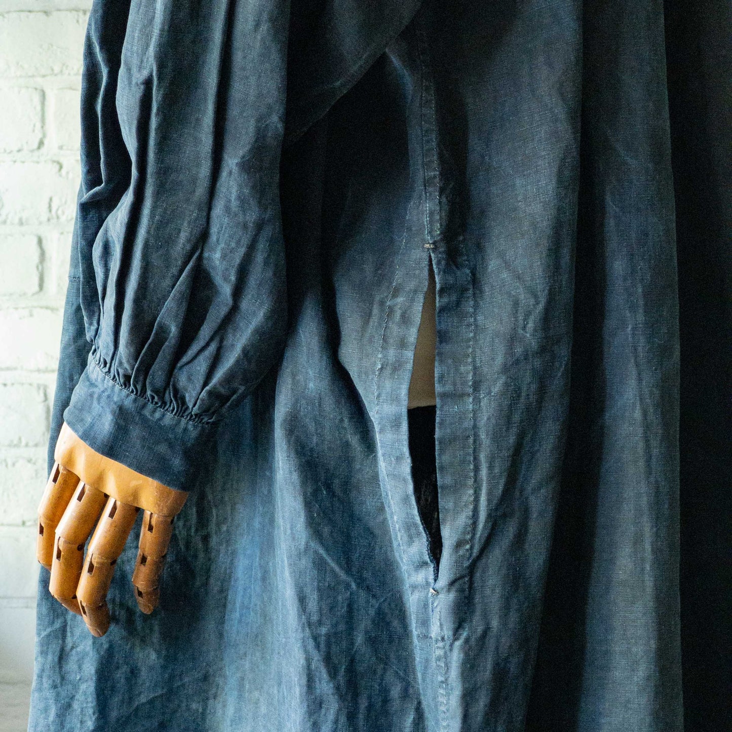 FRENCH SHEPERD'S LINEN SMOCK 1900'S VINTAGE Var.1