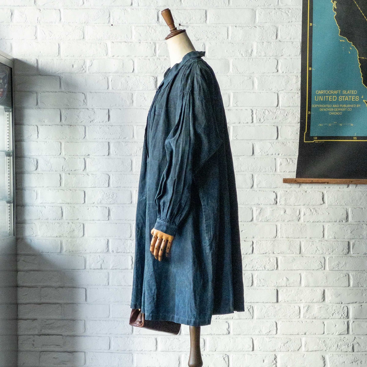 FRENCH SHEPERD'S LINEN SMOCK 1900'S VINTAGE Var.1