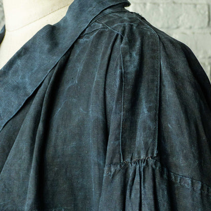 FRENCH SHEPERD'S LINEN SMOCK 1900'S VINTAGE Var.1