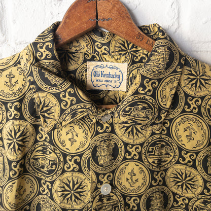 OLD KENTUCKY OPEN COLOR LONG SLEEVESHIRTS 50'S ALMOST DEAD STOCK