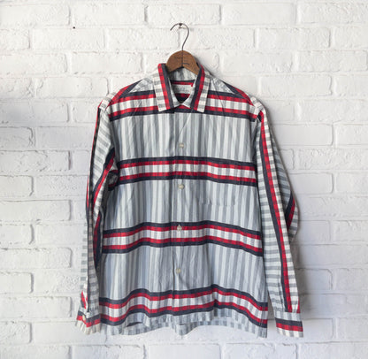 RIGGS STRIPE CHECK SHIRTS 50'S VINTAGE