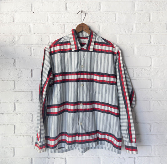 RIGGS STRIPE CHECK SHIRTS 50'S VINTAGE