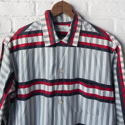 RIGGS STRIPE CHECK SHIRTS 50'S VINTAGE