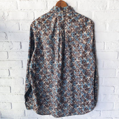 TOWNCRAFT PENNEY'S  B.D. BATIK/FINE PETTERN PULLOVER SHIRTS 50-60'S VINTAGE