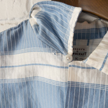 PENNY'S TOWN COTTON/SILK LONGSLEEVE SHIRTS 50'S ALMOST DEAD STOCK