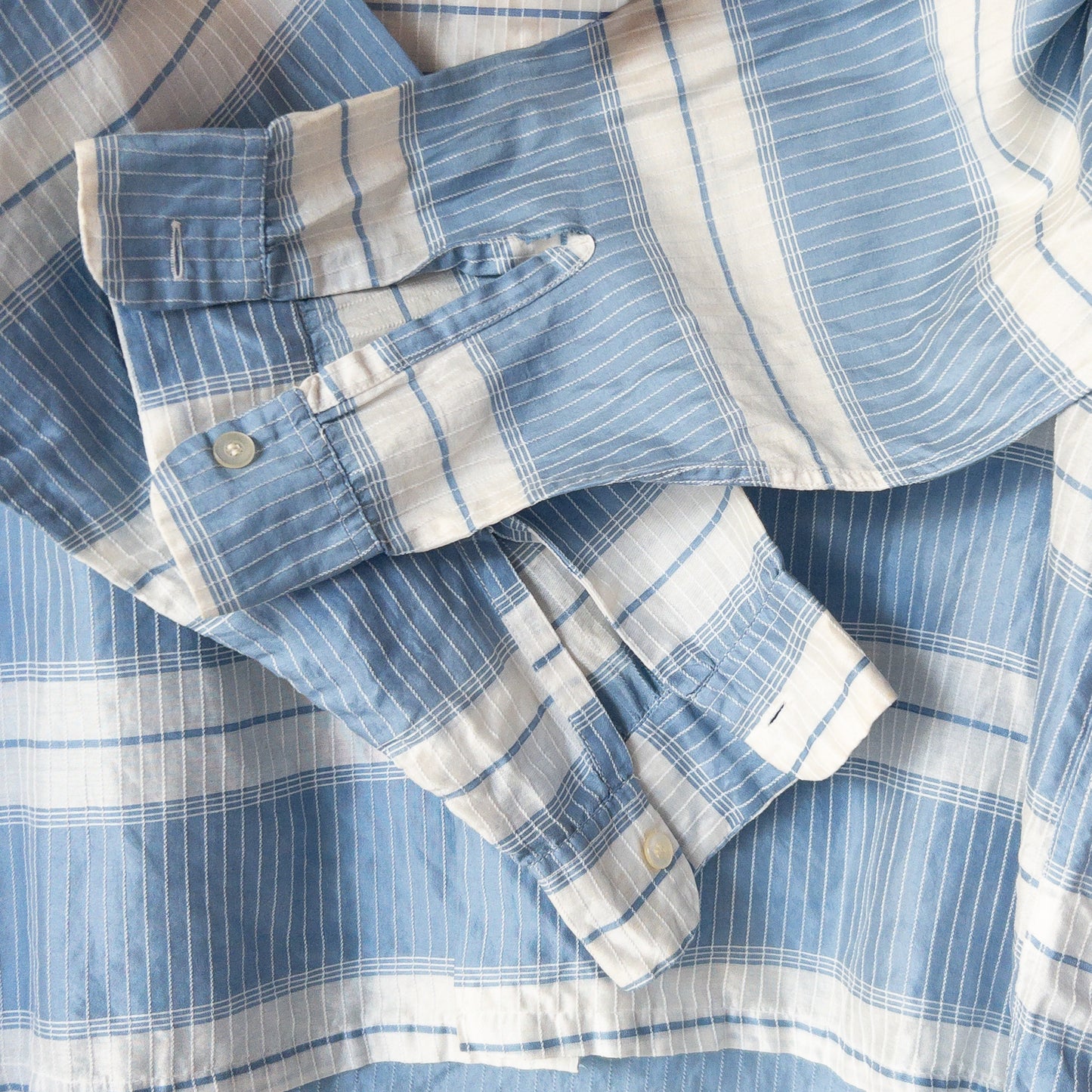 PENNY'S TOWN COTTON/SILK LONGSLEEVE SHIRTS 50'S ALMOST DEAD STOCK