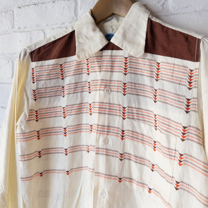 PILGRIM ROCABILLY STRIPE LONGSLEEVE SHIRTS 40-50'S DEAD STOCK