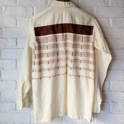 PILGRIM ROCABILLY STRIPE LONGSLEEVE SHIRTS 40-50'S DEAD STOCK