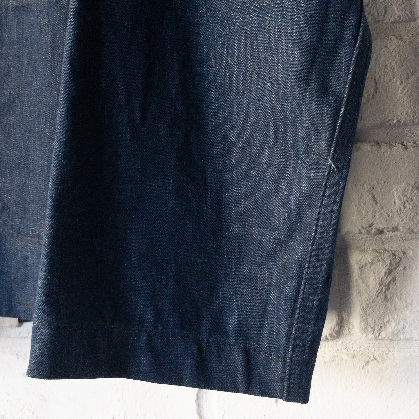 W.W.2 U.S.NAVY DUNGAREE DENIM JACKET HAND DRAWING PIN UP GIRL DEAD STOCK