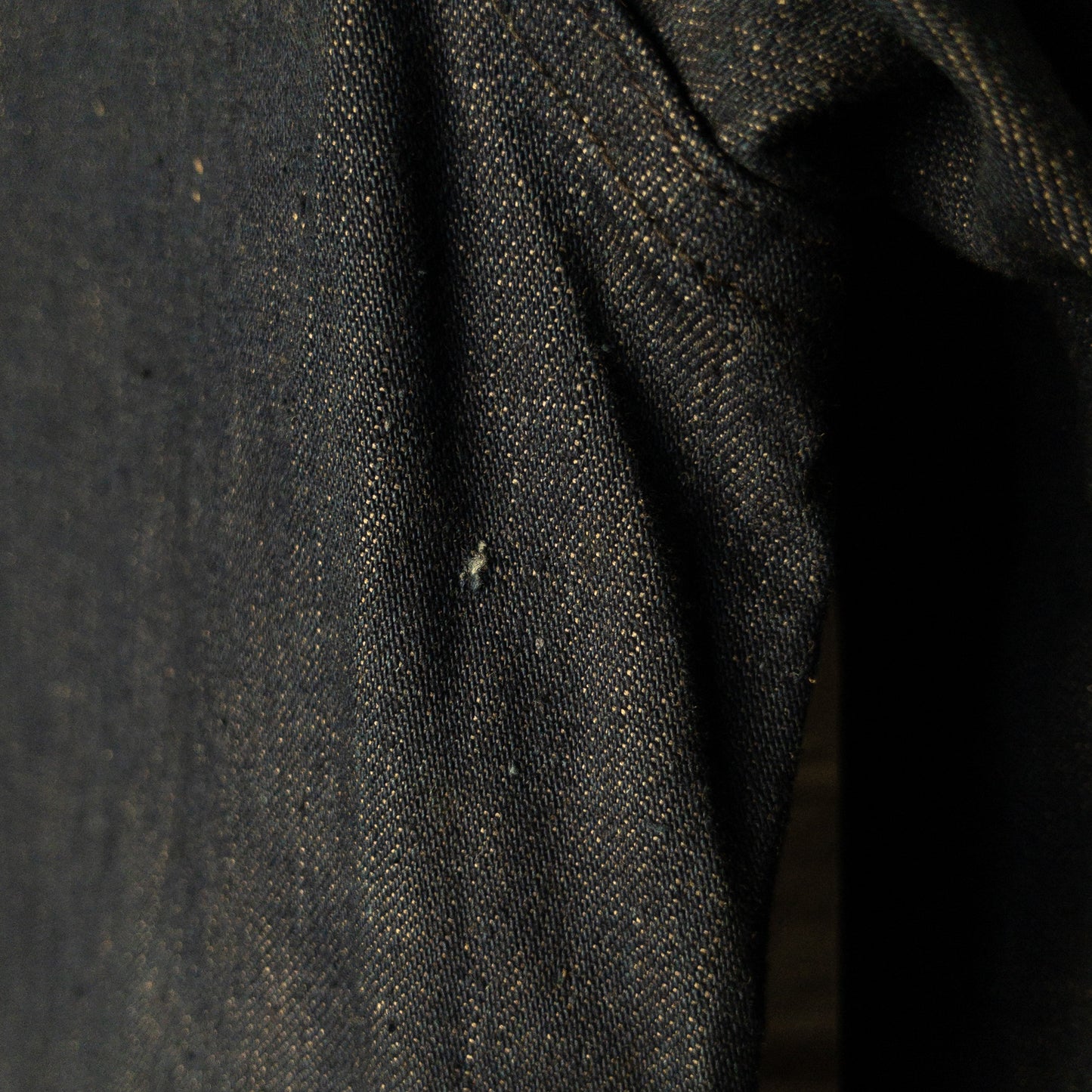 W.W.2 U.S.NAVY DUNGAREE DENIM JACKET HAND DRAWING PIN UP GIRL DEAD STOCK