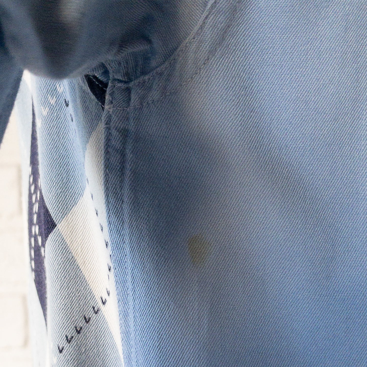 ARGYLE CHECK RAYON LONGSLEEVE SHIRTS 1950'S VINTAGE