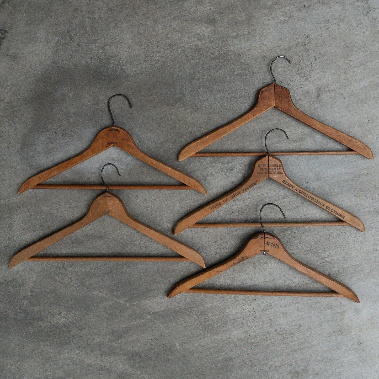 VINTAGE ADVERTISING WOOD HANGER ②