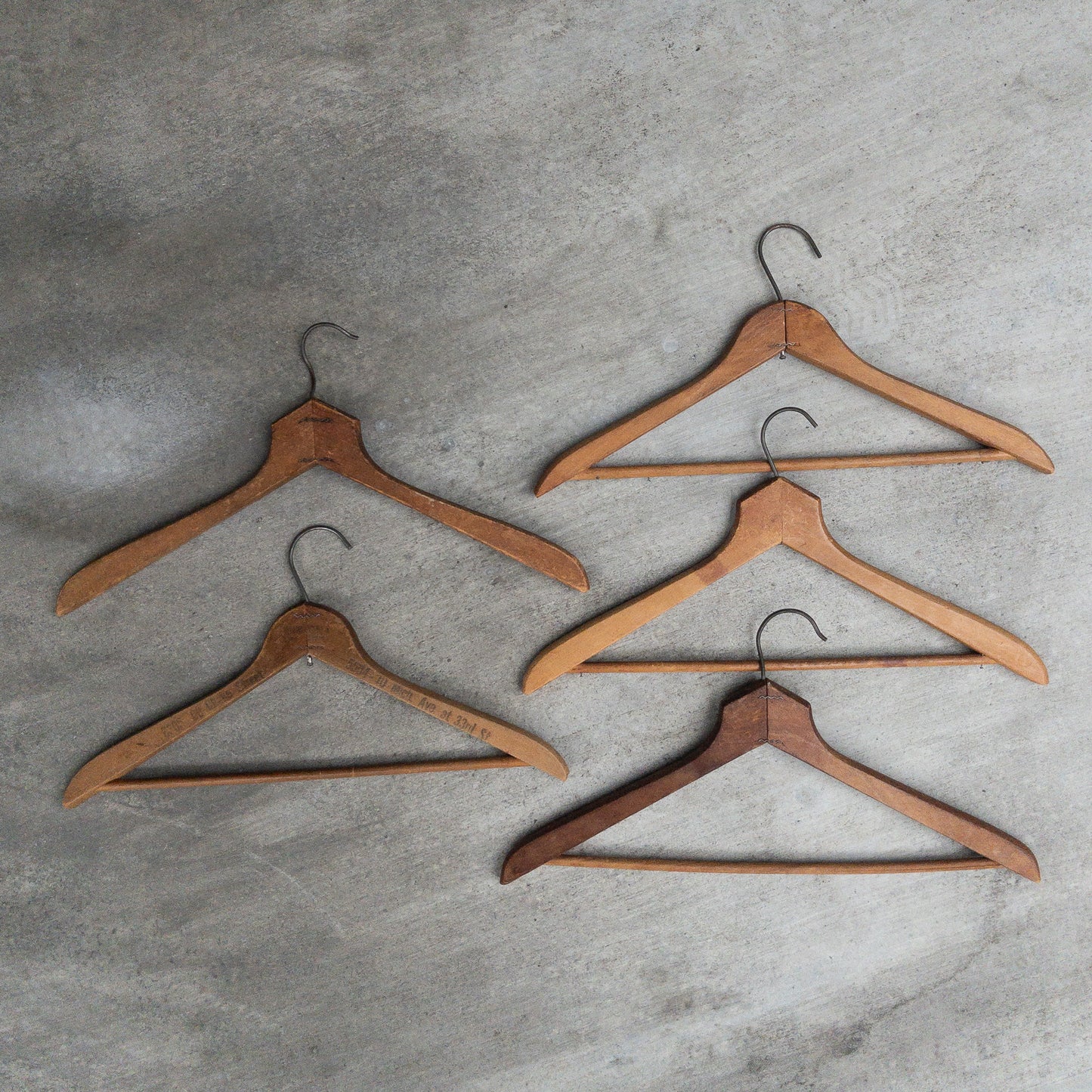 VINTAGE ADVERTISING WOOD HANGER ③