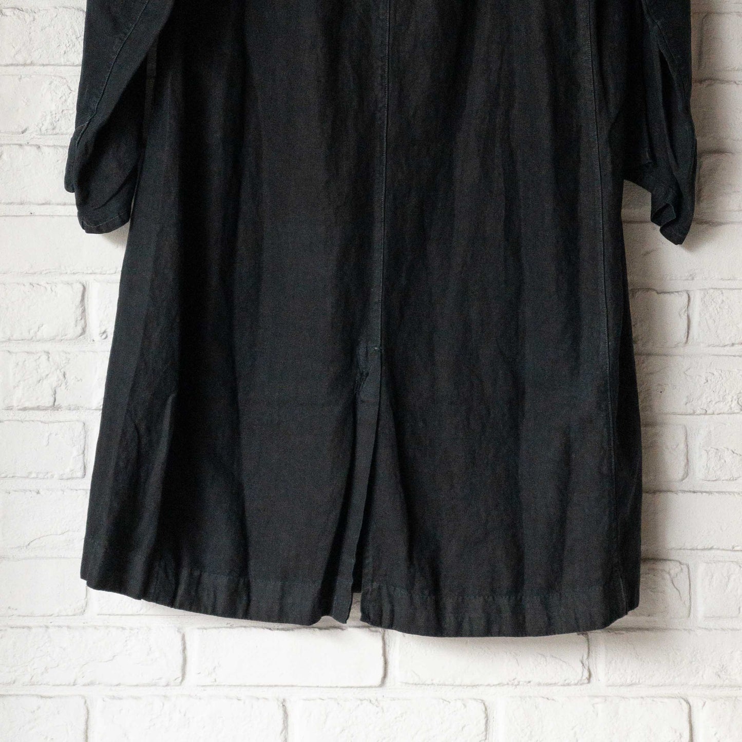 FRENCH INDIGO LINEN COAT 1900'S VINTAGE
