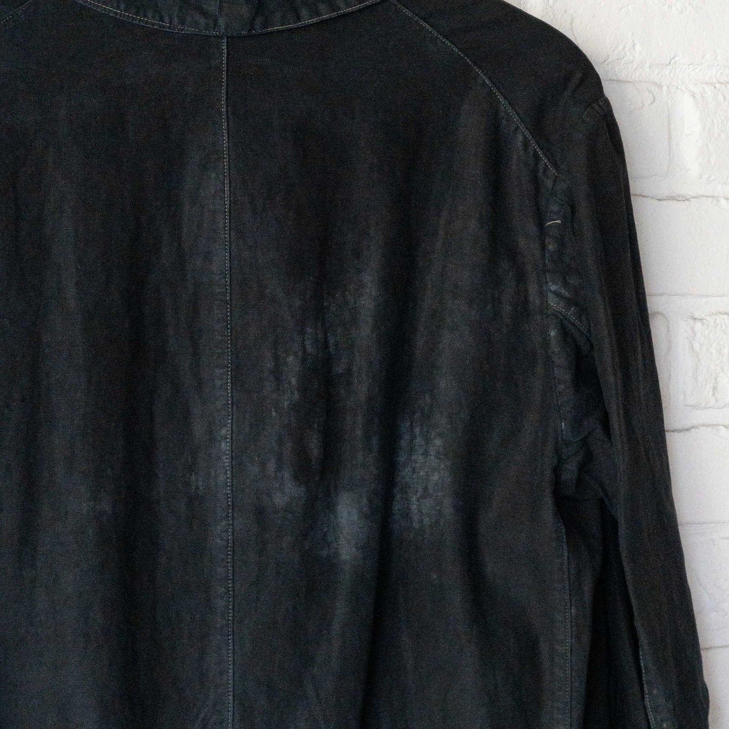 FRENCH INDIGO LINEN COAT 1900'S VINTAGE