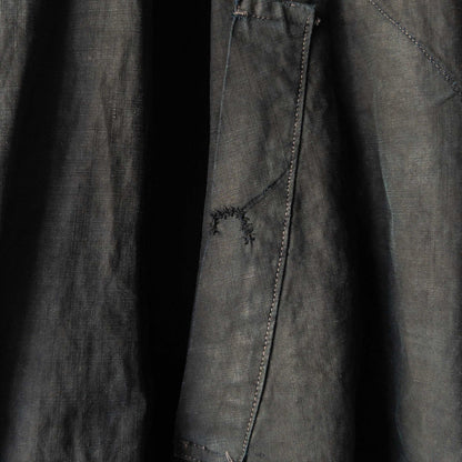FRENCH INDIGO LINEN COAT 1900'S VINTAGE