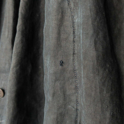 FRENCH INDIGO LINEN COAT 1900'S VINTAGE