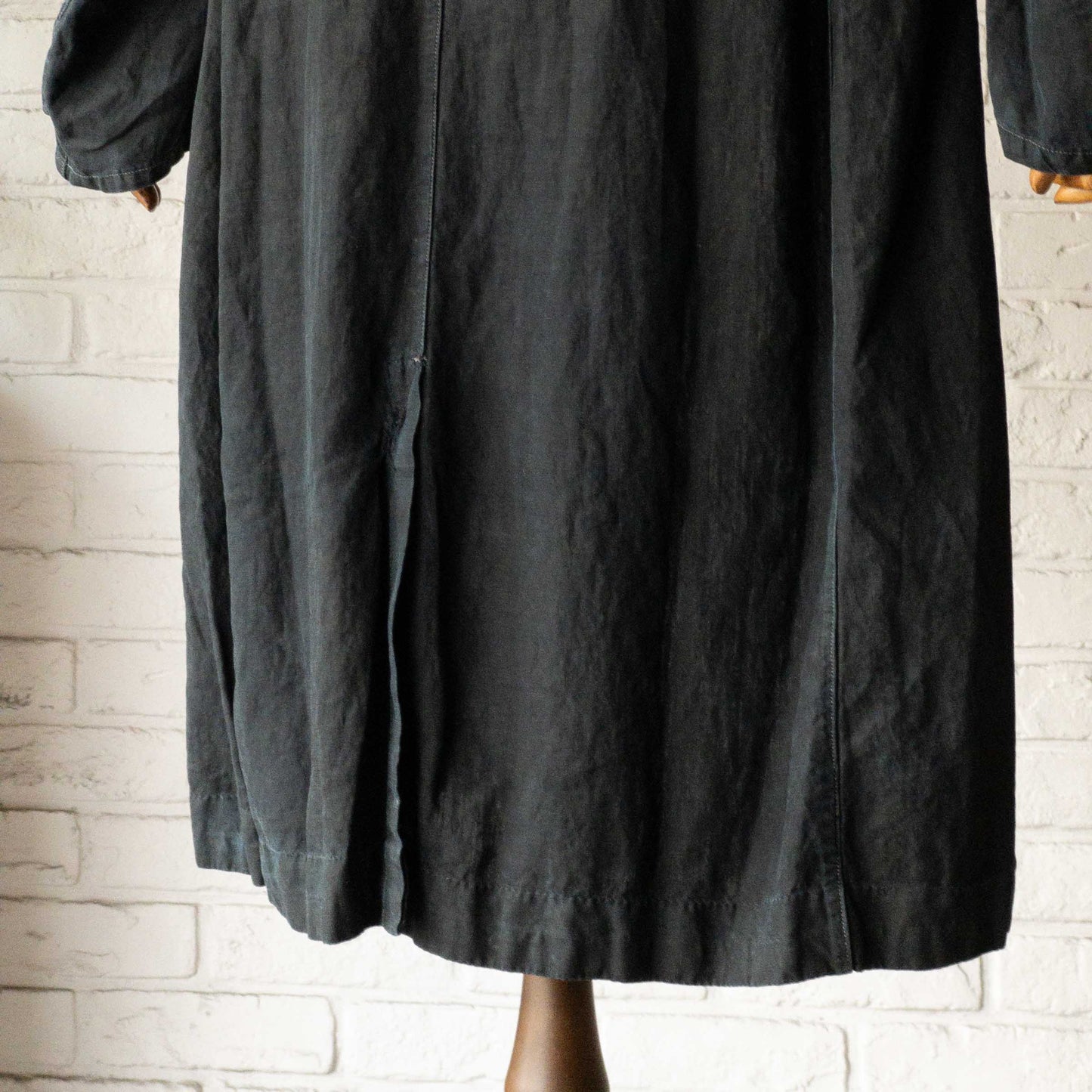 FRENCH INDIGO LINEN COAT 1900'S VINTAGE